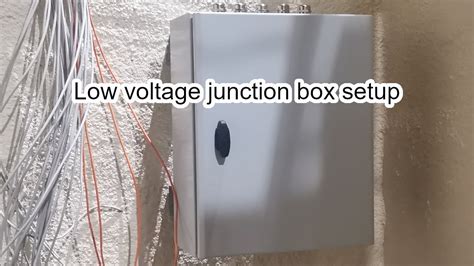 low voltage junction box diy|surface mount low voltage box.